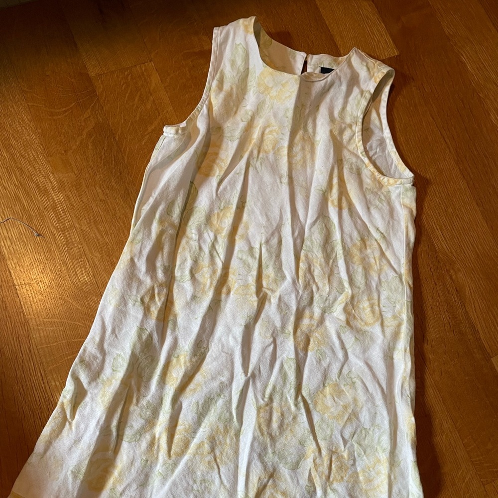 Girls Yellow Gap Floral Dress